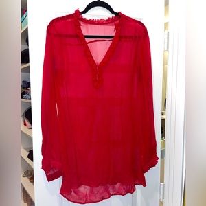 Cynthia Vincent 💯% Silk blouse